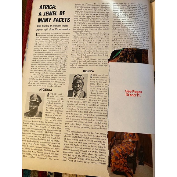 Vintage August 1976 Ebony SPECIAL ISSUE Magazine with Featured Cover, “AFRICA…k - Picture 13 of 15